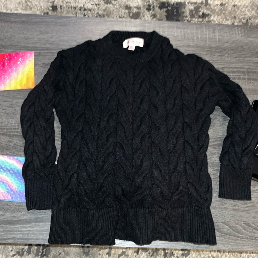 Black sweater